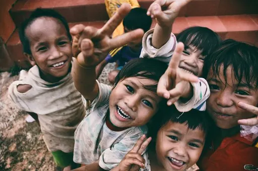Children supported by a community program